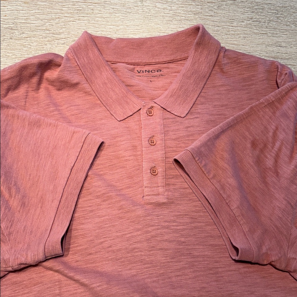 Vince Men's Rose Polo Shirt